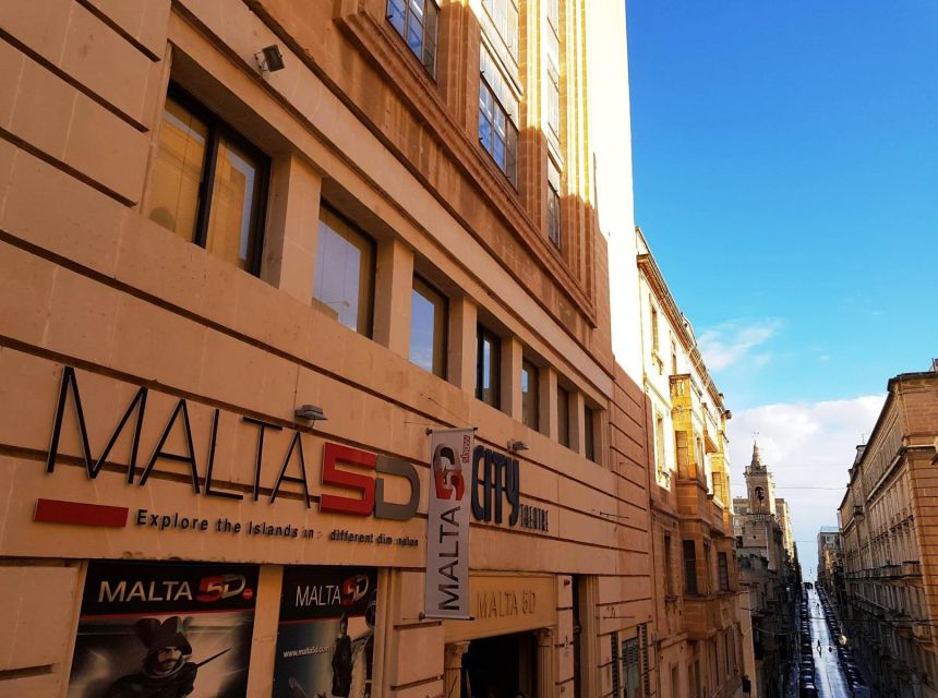 20-Minute Audio-Visual Show + Optional Valletta Audio Guide - What the 20-minute Malta 5D show actually covers