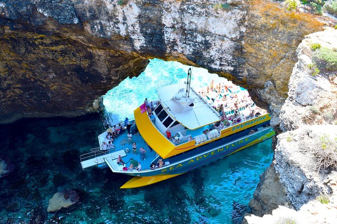 An afternoon sunset cruise to the Blue Lagoon - Two hours at Blue Lagoon, Comino