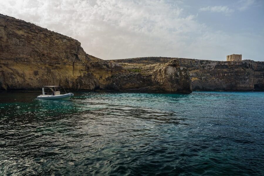 Blue Lagoon, Crystal Lagoon & Comino Caves Private Boat Tour - Crystal Lagoon: a quieter swim before Blue Lagoon