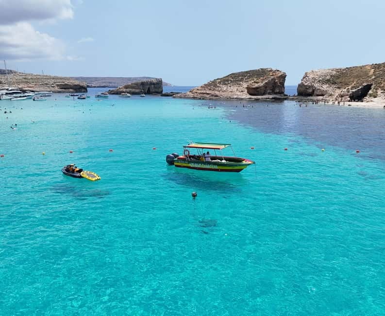 Blue Lagoon:Malta Crystal Lagoon, Comino,Private Speedboat - Why a private speedboat changes the Comino outing