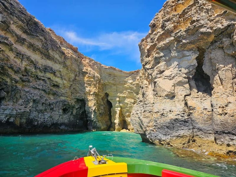 Blue Lagoon:Malta Crystal Lagoon, Comino,Private Speedboat - What the $203 group price really covers