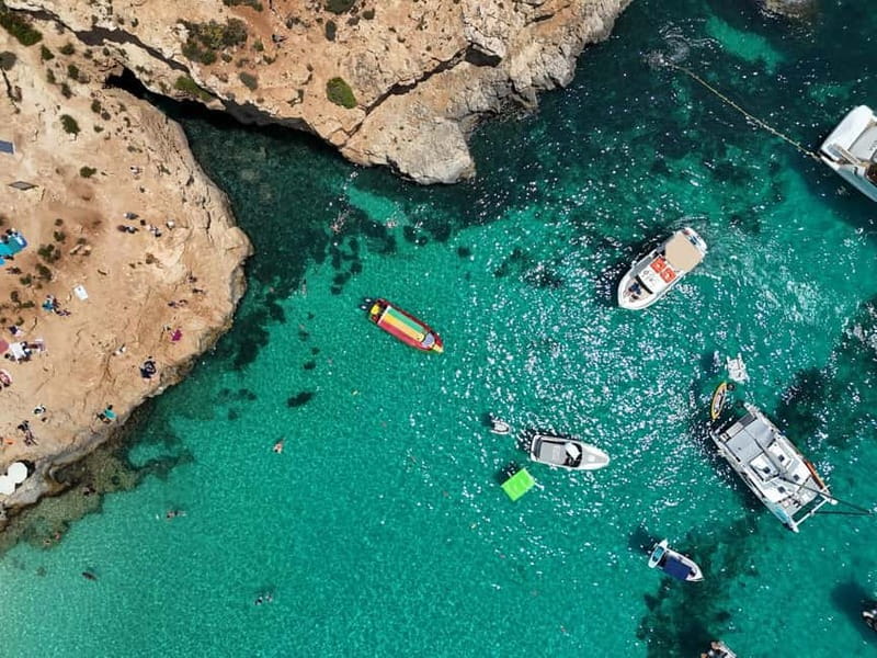 Blue Lagoon:Malta Crystal Lagoon, Comino,Private Speedboat - Blue Lagoon: 45 minutes for swimming and photos
