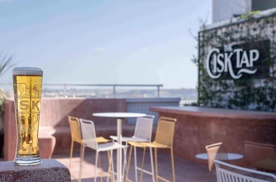 Brewery Experience with Beer Tasting and Optional Transport - The Cisk Tap and the rooftop finish