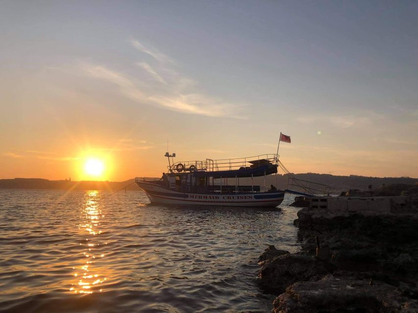 Bugibba: Scenic Sunset Cruise with Blue Lagoon Swim Stop - Reggae, drinks, and the onboard mood