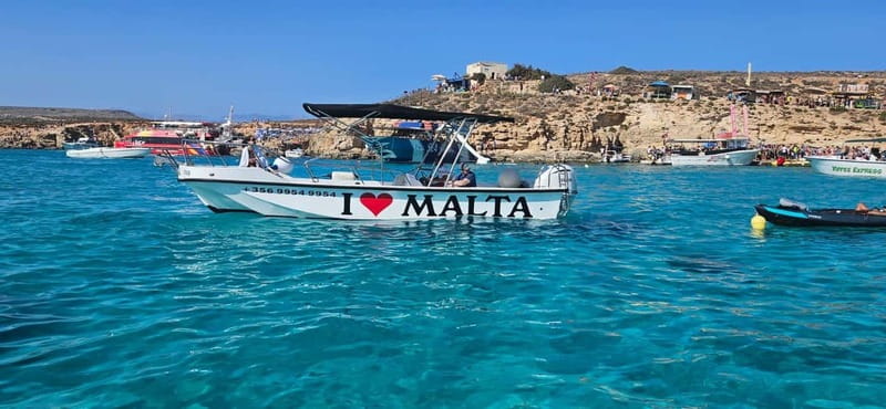 comino and blue lagoon private boat - Price and what the $20 rate really means