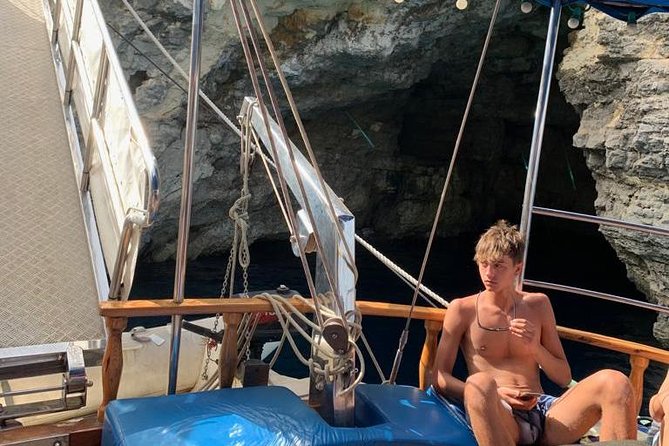 Comino, Blue Lagoon and Caves. Tour A - What the boat is like for a six-hour outing