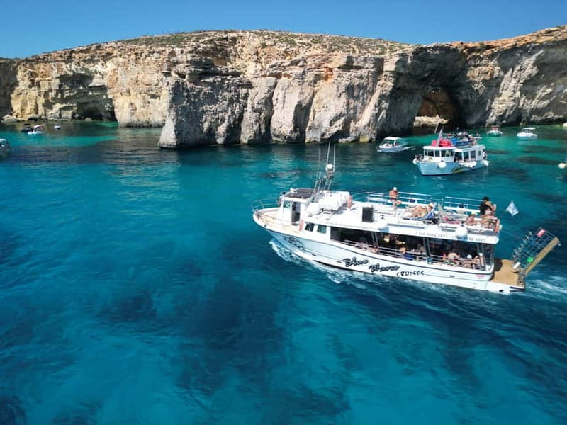 Comino Blue Lagoon & Crystal Lagoon - 3 Bay Cruise - At a glance
