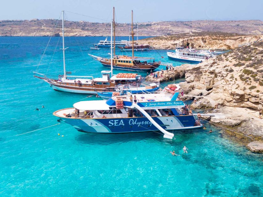 Comino: Blue Lagoon, Crystal Lagoon, and Seacaves Tour - Key points to know before you book
