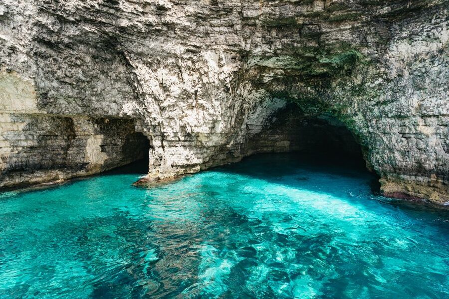 Comino: Blue Lagoon, Crystal Lagoon, and Seacaves Tour - Santa Maria Caves and the coastal scenery