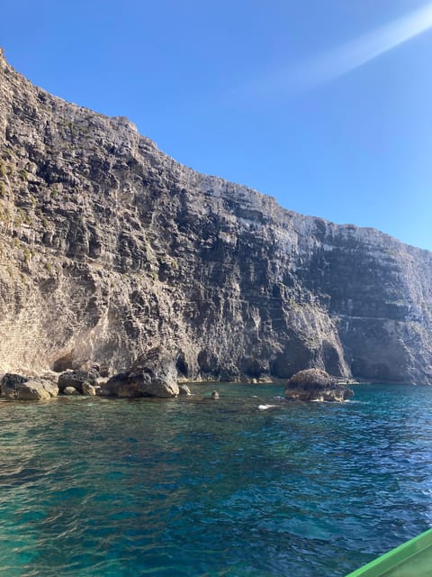 Comino: Private boat tour with Snorkeling activities & caves - Crystal Lagoon and its two caves