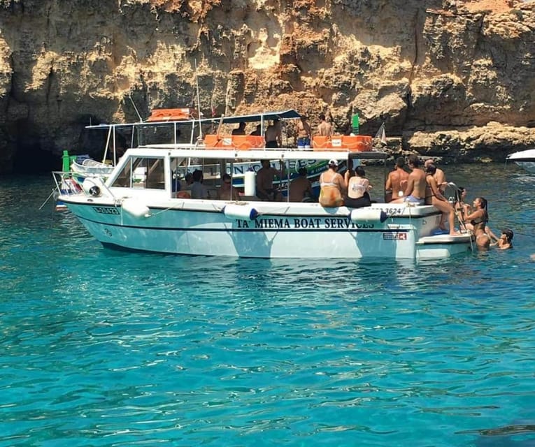 Comino: Private Boat Trips, Swimming stops and Caves Tours - Blue Lagoon, the famous stop with a practical catch