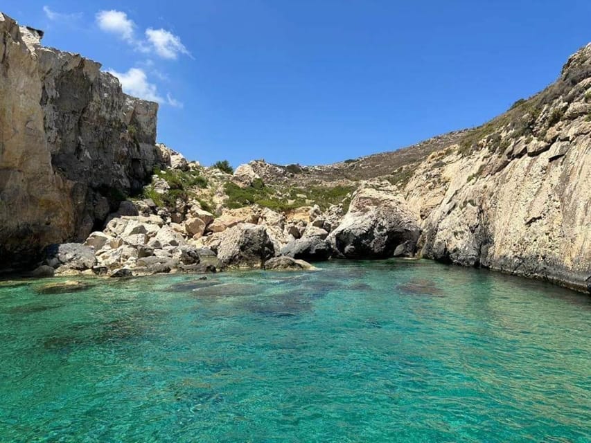 Comino: Private Boat Trips, Swimming stops and Caves Tours - Mgarr Harbour for lunch and a break on land