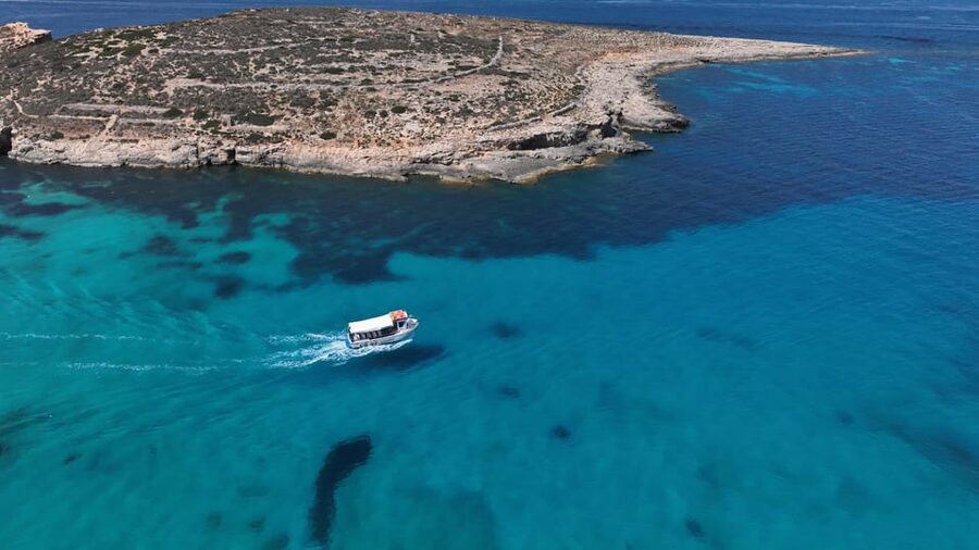 Ferry service to Blue Lagoon (opt. stop in Gozo)& Caves trip - Arriving at Blue Lagoon