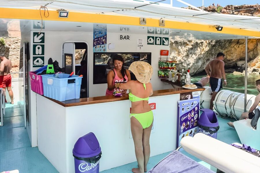 From Bugibba: Blue Lagoon Afternoon Swim with Sunset Cruise - Leaving Sirens Quay from Bugibba