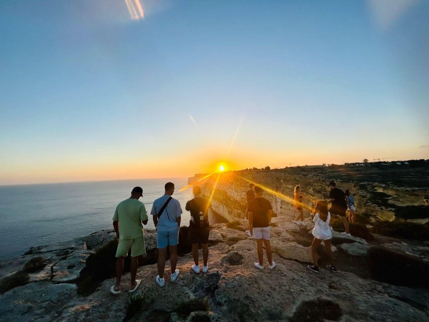 From Malta: Blue Lagoon and Gozo Tour w/Quads and Dinner - Sunset from Gozo’s western coast