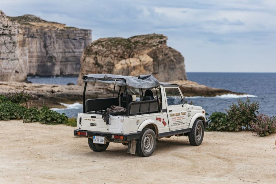 From Malta: Full-Day Gozo UTV Tour with Lunch and Boat Ride - Qala Belvedere and the first views of Gozo