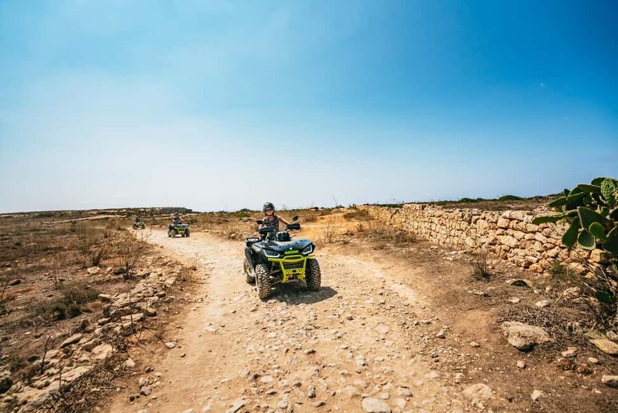 From Malta: Gozo & Comino Quad Bike & Boat Tour with Lunch - Dwejra Bay and the remains of Gozo’s Azure Window