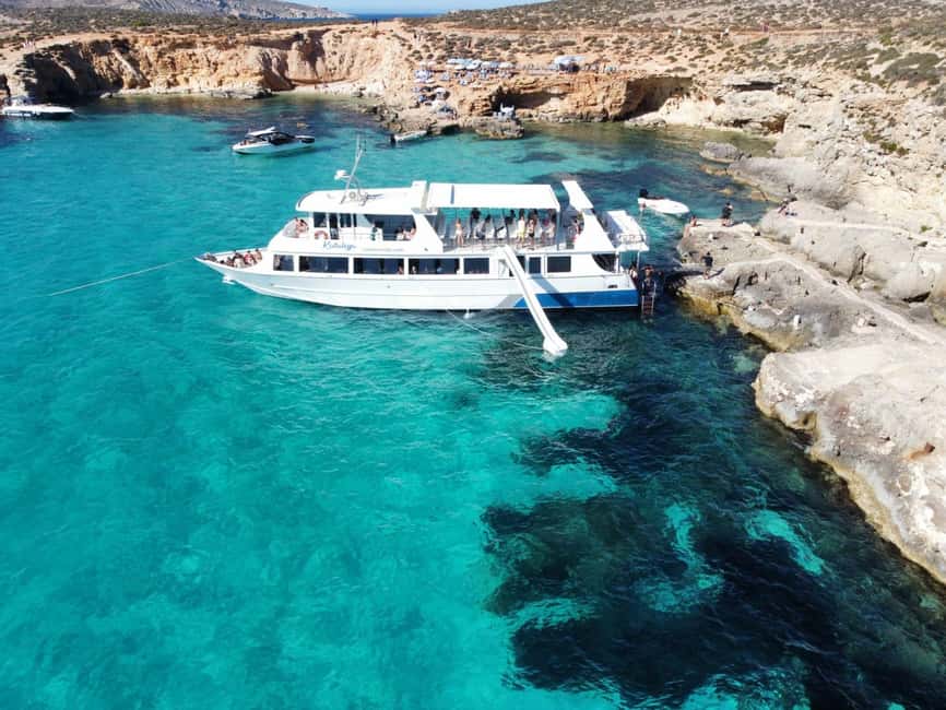 From Sliema: Comino, Crystal Lagoon, and Blue Lagoon Cruise - Blue Lagoon gives you 3.5 hours to choose your pace