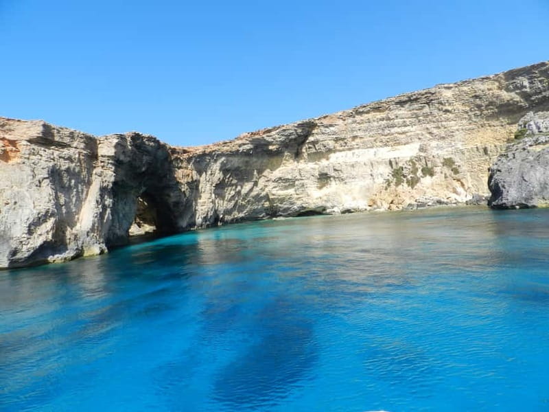 From Sliema: Comino, Crystal Lagoon, and Blue Lagoon Cruise - Comino’s caves finish the sightseeing