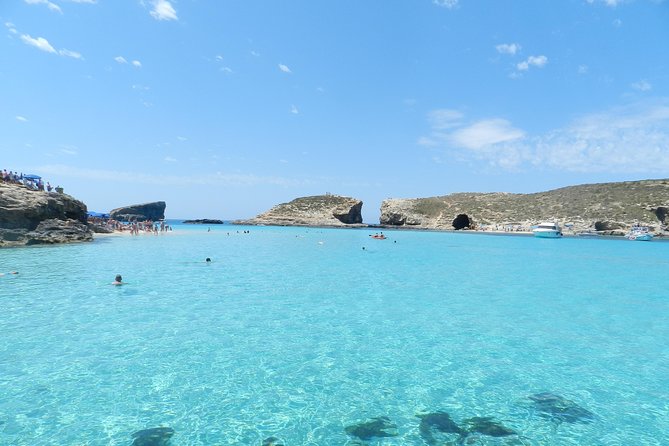 From Sliema: Malta Cruise to Blue Lagoon, Crystal Lagoon & Caves - Leaving Sliema at 10:00