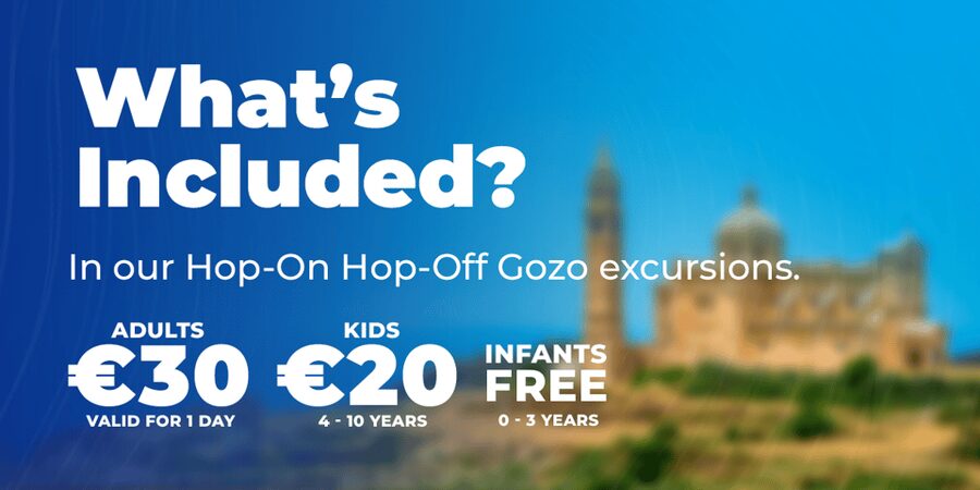 From Valetta: Catamaran Tour with Hop-On, Hop-Off Gozo Tour - Dwejra Bay and the western side of Gozo