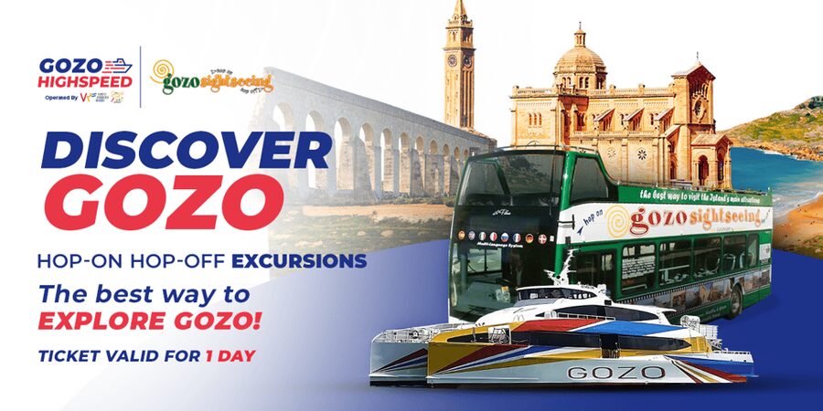 From Valetta: Catamaran Tour with Hop-On, Hop-Off Gozo Tour - Seeing Gozo from the green-route bus
