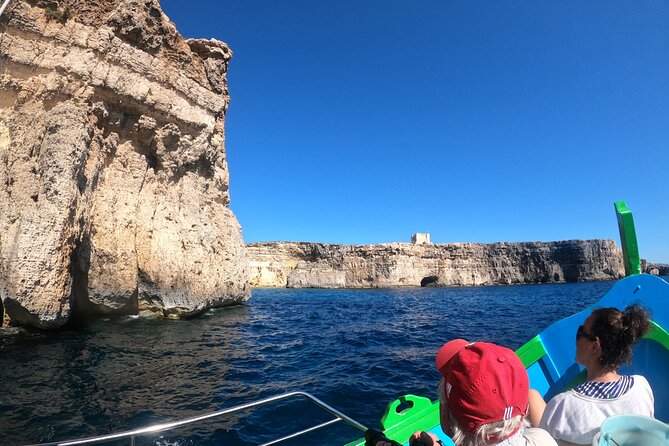 Full Day Private charter to Crystal & Blue Lagoon, Caves & Gozo - Santa Marija Bay is the quiet beach pause
