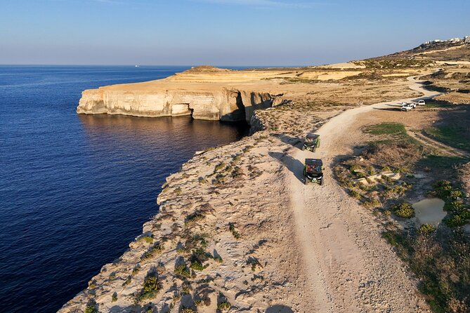 GOZO All Inclusive Self Drive 4x4 Jeep Day or Sunset tour - Xwejni Salt Pans and Marsalforn Bay