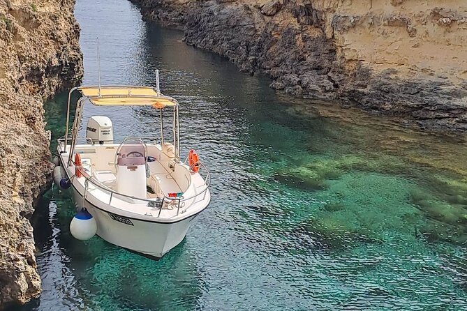 Gozo and Blue Lagoon Private Boat Trips in Comino - What the boat provides on a short outing