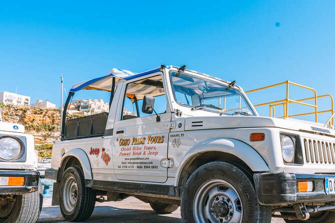 Gozo Full-Day Jeep Tour with Private Boat to Gozo & return - Xlendi Bay, Kercem Heights, and the cliffs