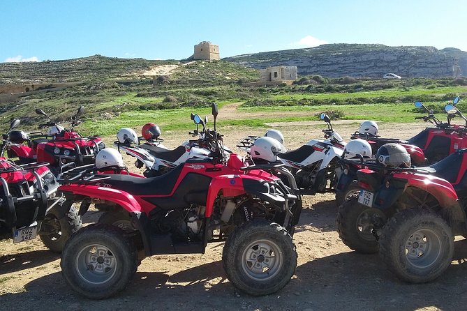 Gozo Full-Day Quad Tour with Private Boat to Gozo & return - Returning by powerboat through Comino