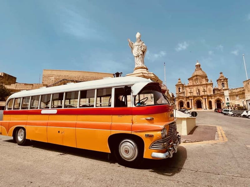 Malta: 5 hr Vintage Bus Tour - Mdina & Blue Grotto inc. food - Why this vintage bus tour works for a first day