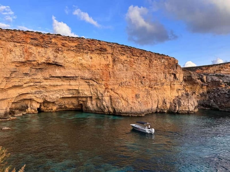 Malta: Blue Lagoon, Caves, Comino & Gozo Private Boat Trip - Santa Marija Caves and Comino’s Rocky Coast