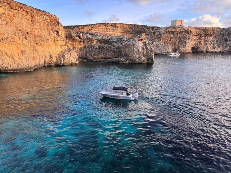 Malta: Blue Lagoon, Caves, Comino & Gozo Private Boat Trip - Santa Marija Tower and a Touch of Maltese History