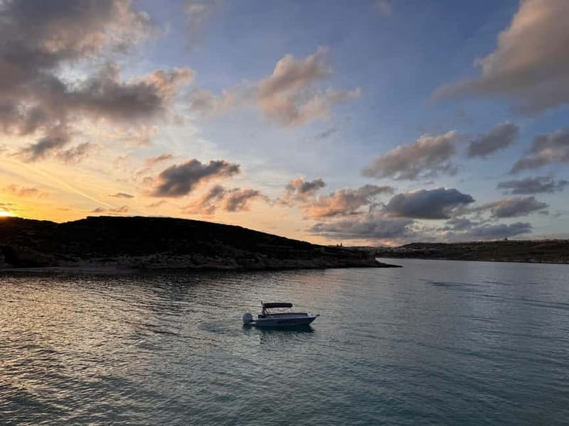 Malta: Blue Lagoon, Caves, Comino & Gozo Private Boat Trip - St. Nicholas Bay for a Quieter Stop