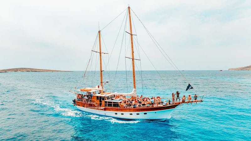 Malta: Blue Lagoon, Comino, Gozo & Crystal Lagoon Sea Caves - Marfa Jetty is the starting point