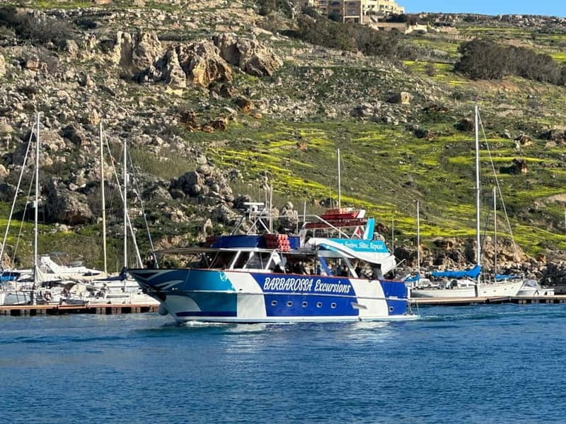 Malta: Blue Lagoon, Comino, Gozo & Crystal Lagoon Sea Caves - Crystal Lagoon is the quieter water stop