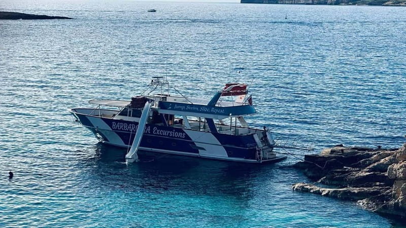 Malta: Blue Lagoon, Comino, Gozo & Crystal Lagoon Sea Caves - The return route includes Mgarr Harbour