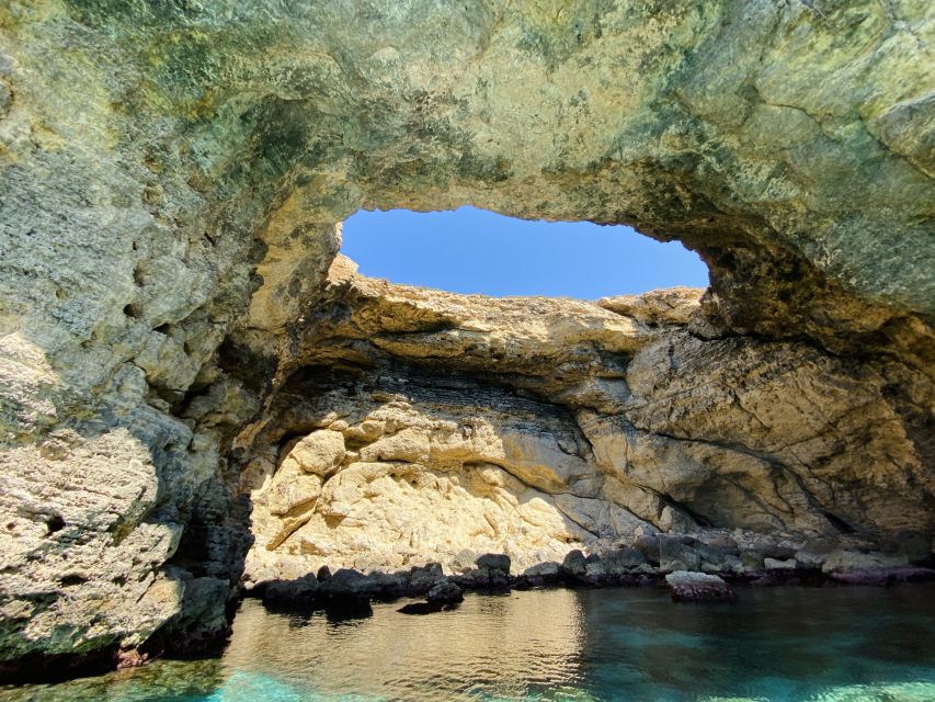 Malta: Comino, Blue lagoon, Crystal Lagoon Private Boat Tour - Crystal Lagoon and its caves