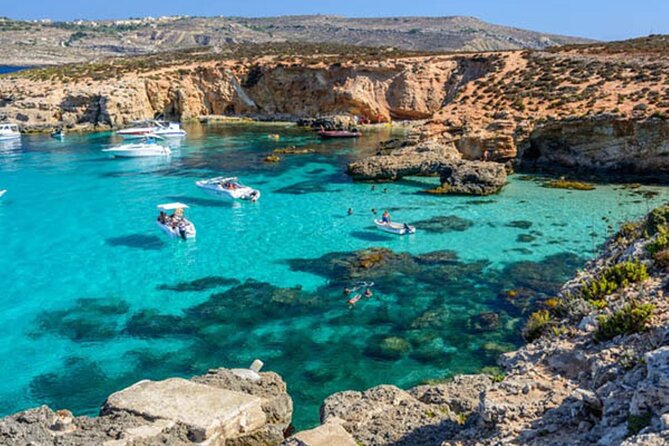 Malta: Comino Cruise and Jeep Tour with lunch and Transport - Blue Lagoon and Comino by boat