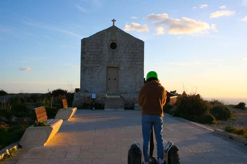 Malta: Dingli Cliffs & Buskett Gardens Segway Tour - Riding through Dingli village