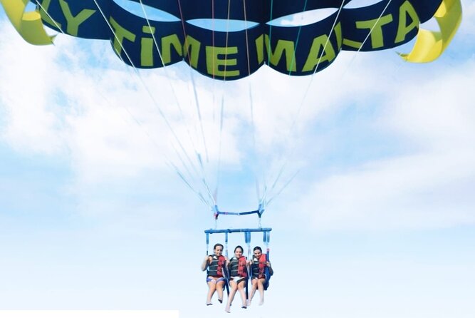 MALTA - Go & Fun Parasailing Free Photos & Videos - A high view over St Julian’s