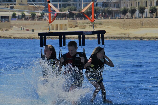 MALTA - Go & Fun Parasailing Free Photos & Videos - What the 12-minute flight feels like