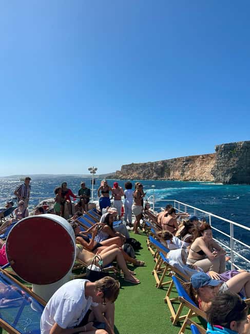 Malta: Gozo, Comino, Blue & Crystal Lagoon, & Caves Cruise - Food, drinks, lockers, and the extra costs