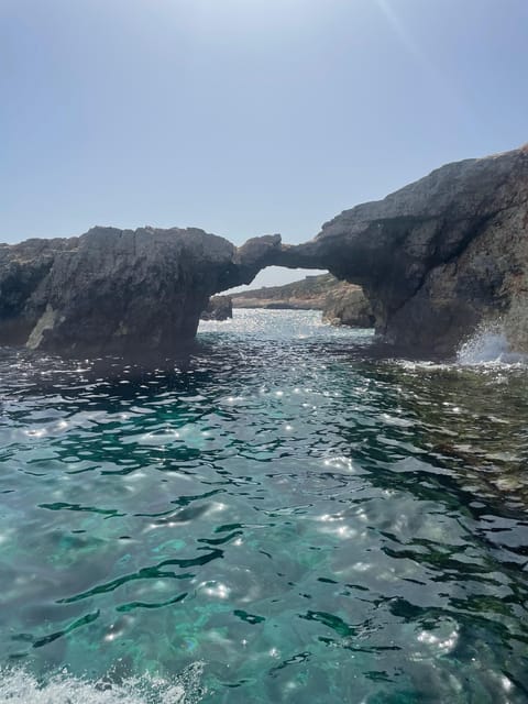 Malta:Gozo,Comino,Crystal/BlueLagoon&Caves Private Boat trip - Blue Lagoon, Malta’s famous swimming stop