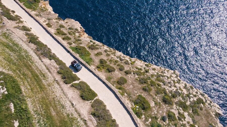 Malta: Gozo Private Chauffeured E-Jeep Tour with Ferry - Ta’ Pinu, churches, and local character