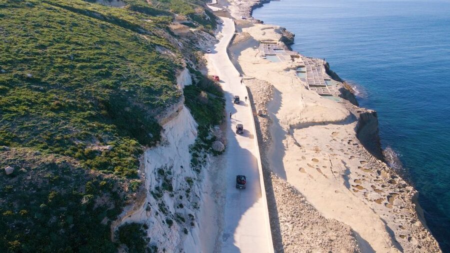 Malta: Gozo Private Chauffeured E-Jeep Tour with Ferry - Sanap Cliffs and the open-air ride