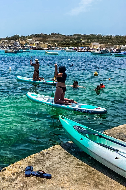 Malta: Guided SUP Tour - Learning the basics before you paddle out