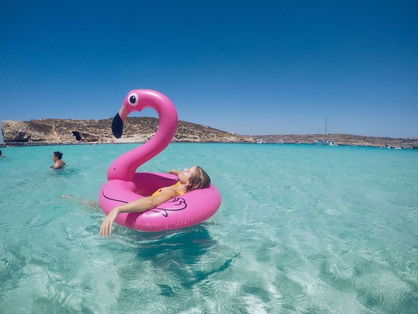 Malta: Private Boat Charter to Blue-Lagoon, Gozo & Comino - Cominotto, Crystal Lagoon, and the cave stops