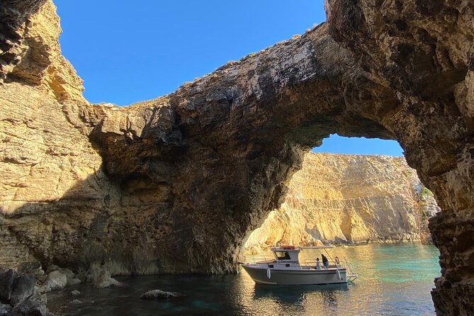 Malta: Private Boat Trip & Cruises Comino, Blue Lagoon, Gozo - Gozo’s Mgarr Harbour and coastal sights